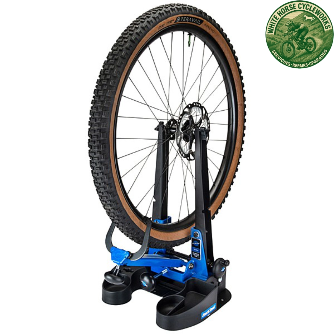 Wheel Truing service in progress