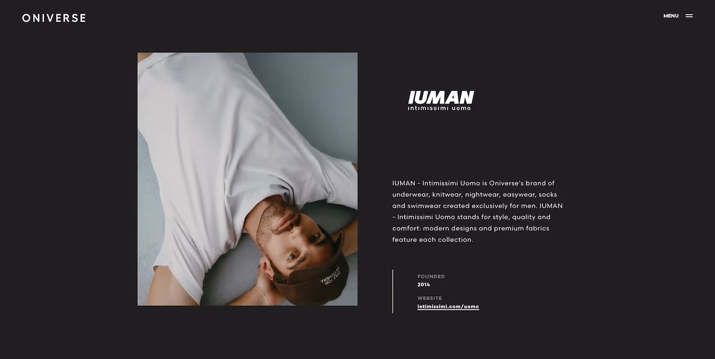 Screenshot of the official career page of Iuman