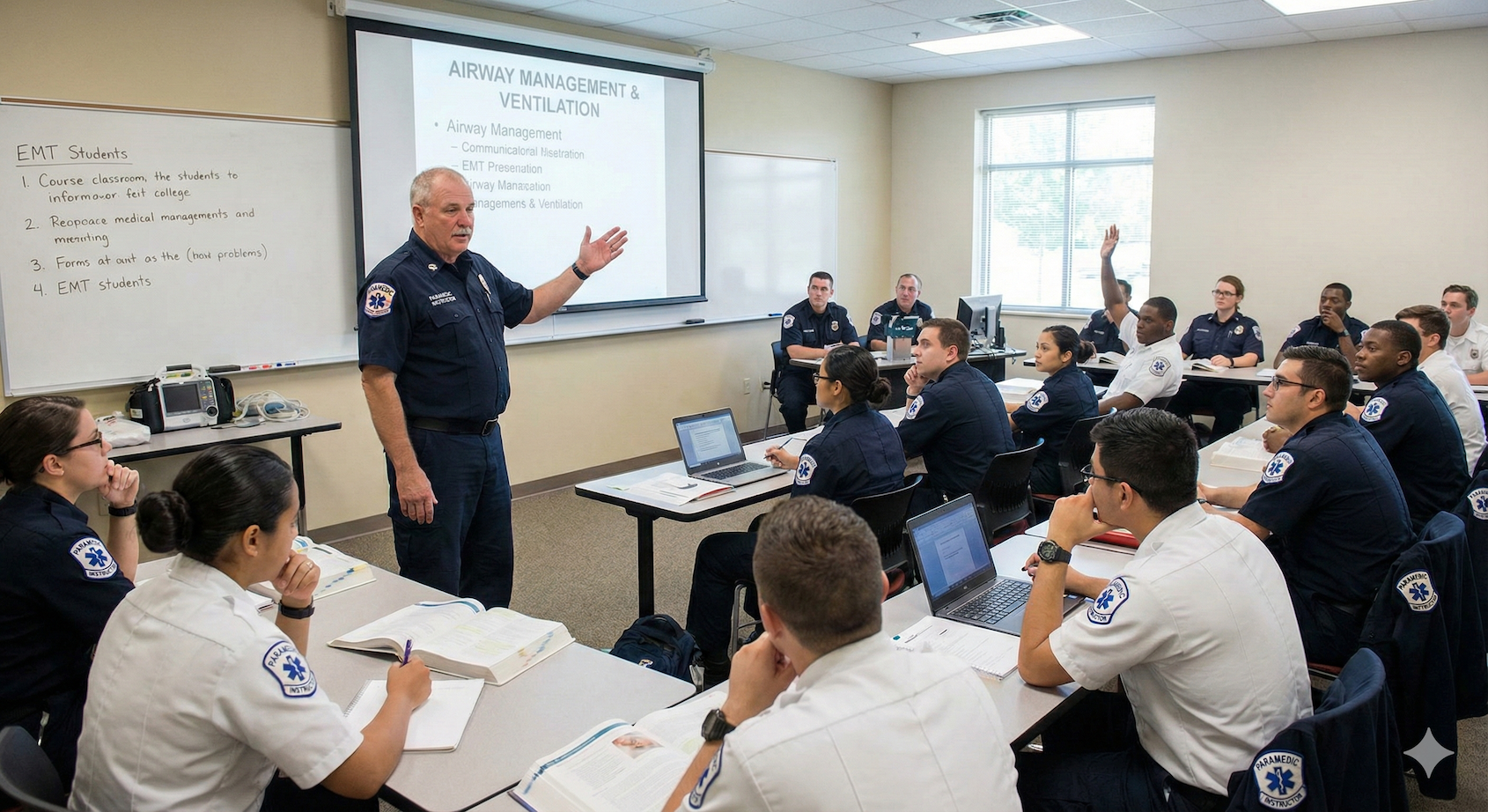 image of an educational seminar in progress (for a veterinary clinic)