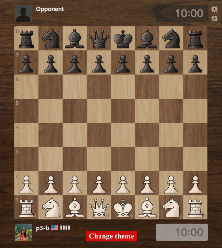 A mockup of a project