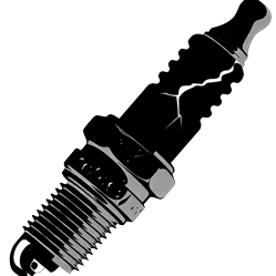 Cracked Spark Plug