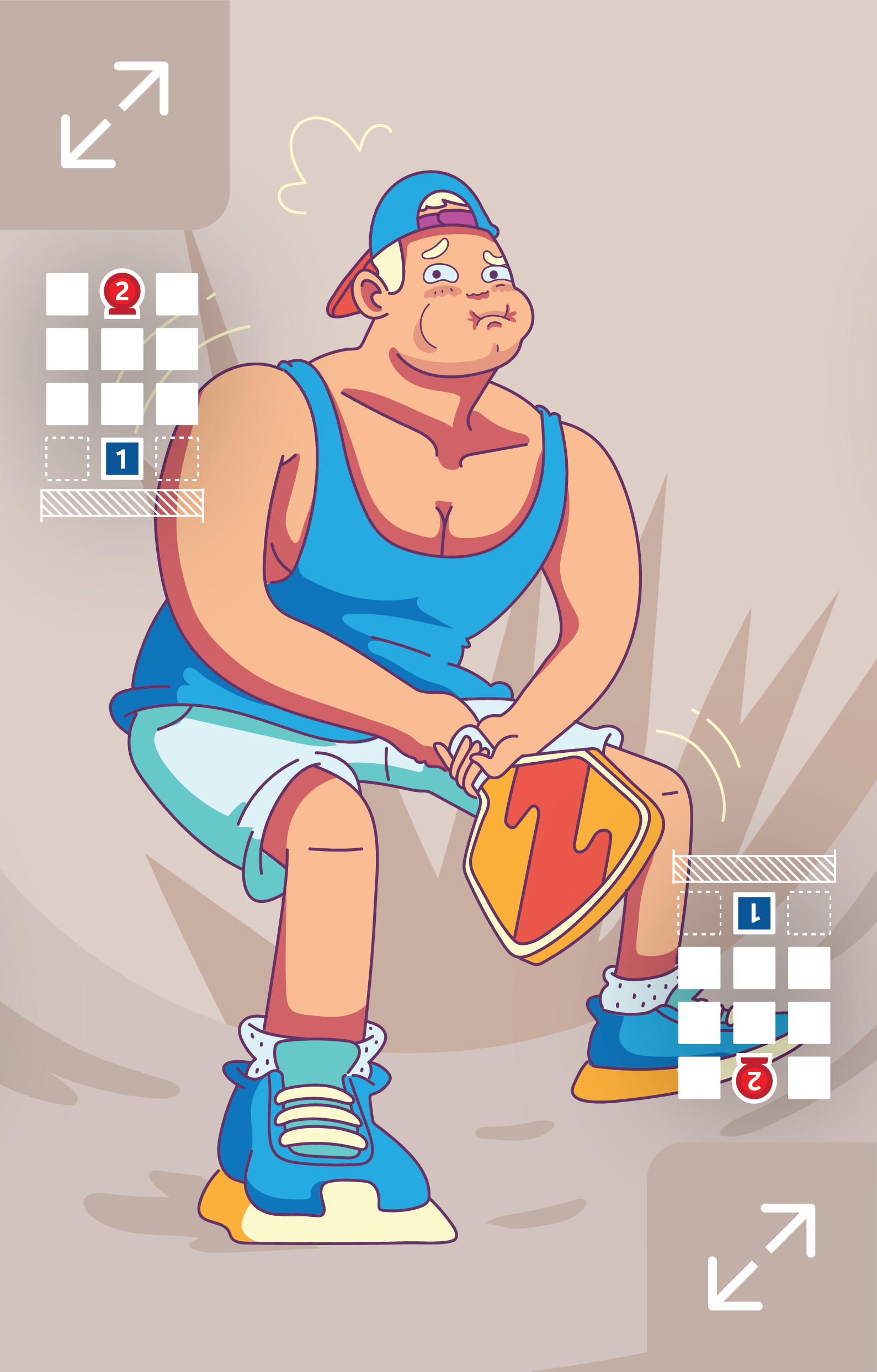Ugly Pickle game card illustrated character named Digger in action pose.