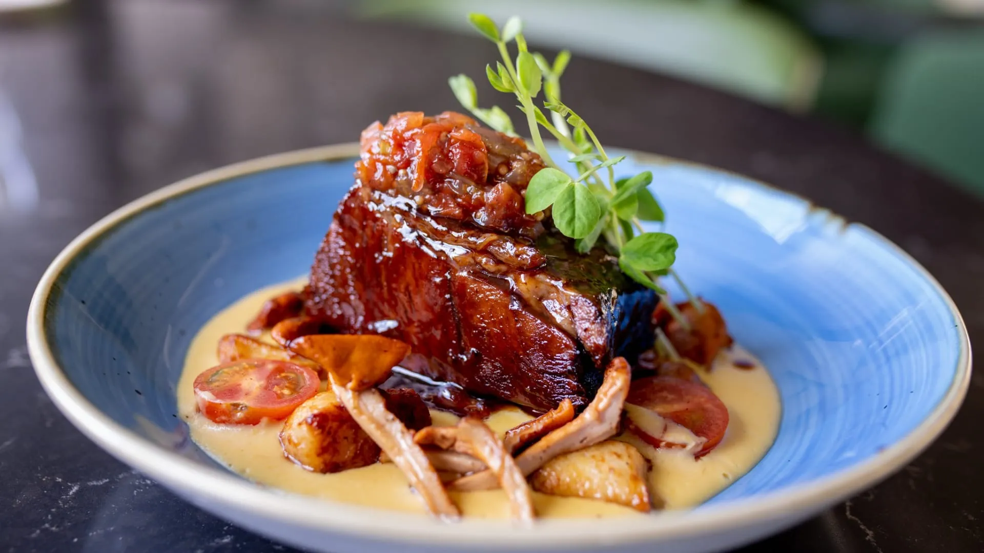Plat raffiné servi au St-Laurent