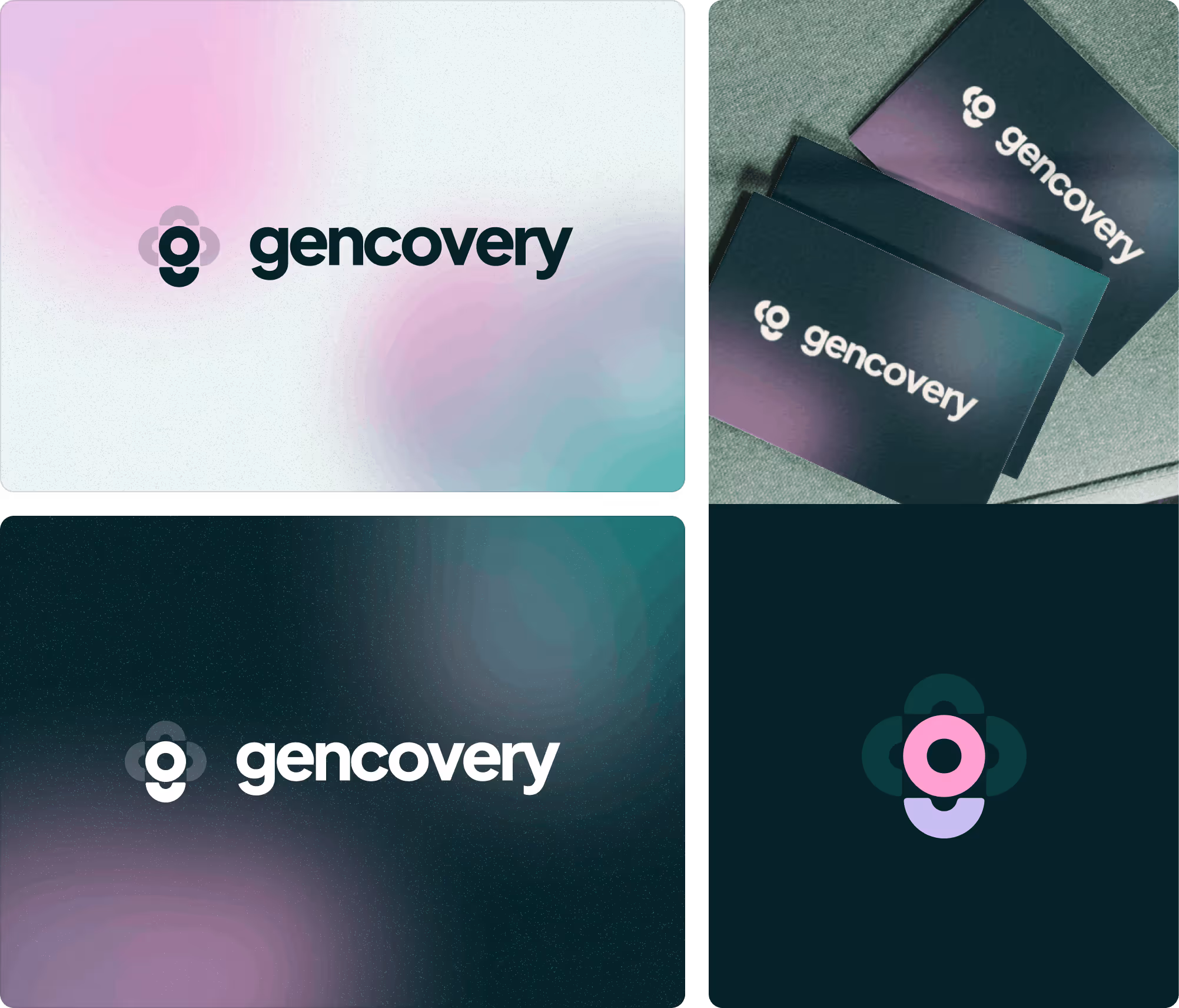 Branding Gencovery - SaaS Biomedical