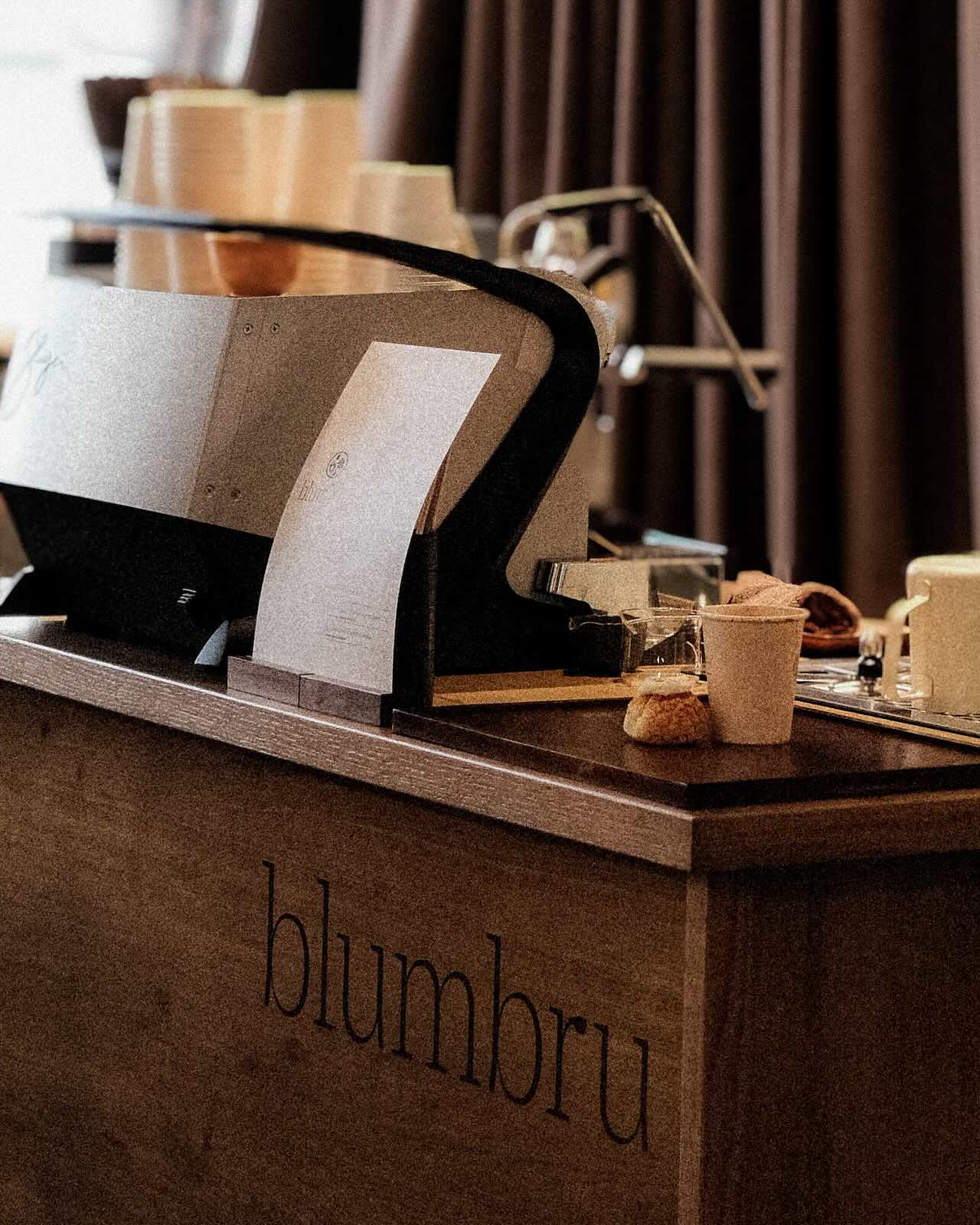 blumbru mobile coffee catering setup.