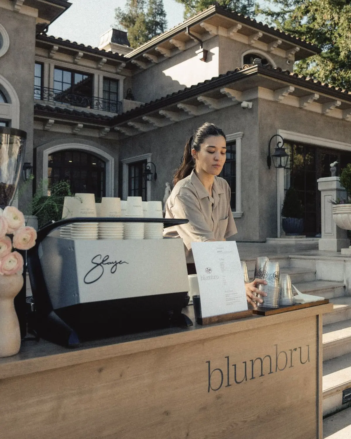 coffee catering brand activation espresso bar event setup