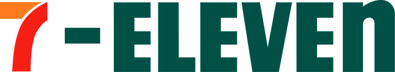 7-Eleven logo with a green and orange color scheme.