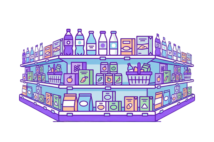 Line art icon of a businessperson wearing a suit and tie with a clipboard featuring a checklist and gear symbol in the background.