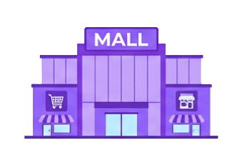 Outline of a businessperson in a suit and tie next to a package and a lightbulb with a dollar sign inside.