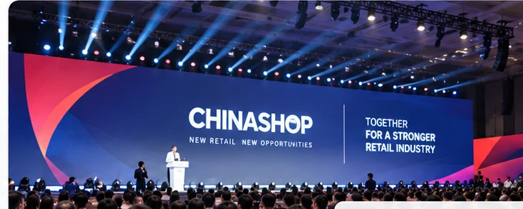 Large retail association and CHINASHOP industry gathering concept image
