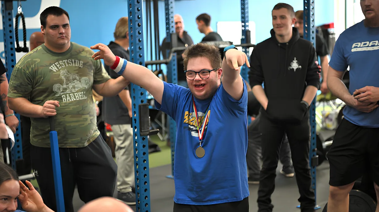 Adamo Fitness Special Olympics athletes