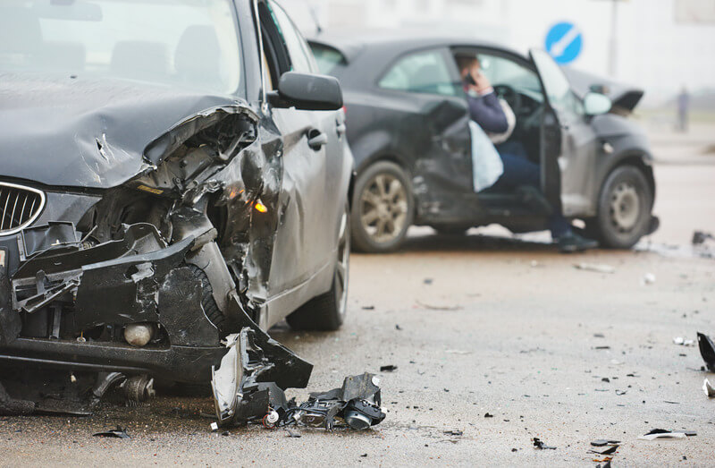where do most car accidents happen