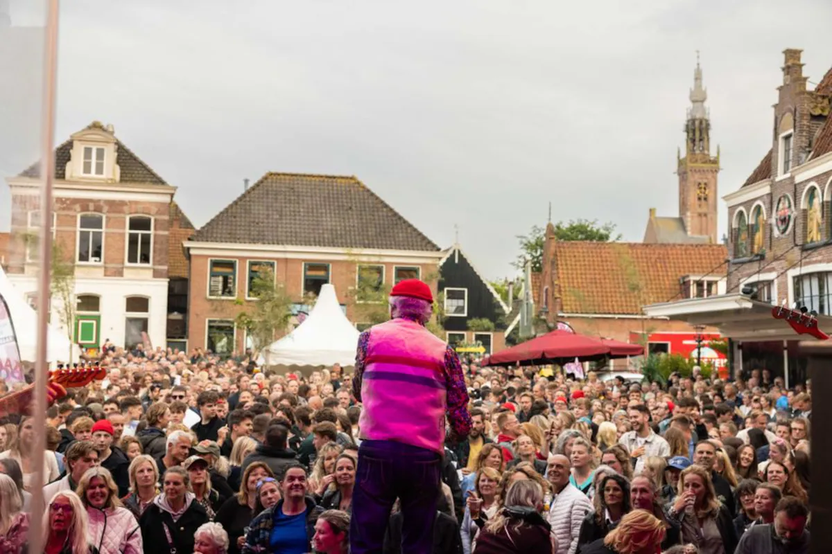 image of music producer at console