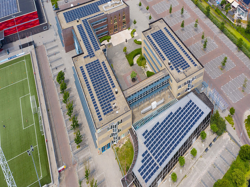 Zon op Northgo energie coöperatie