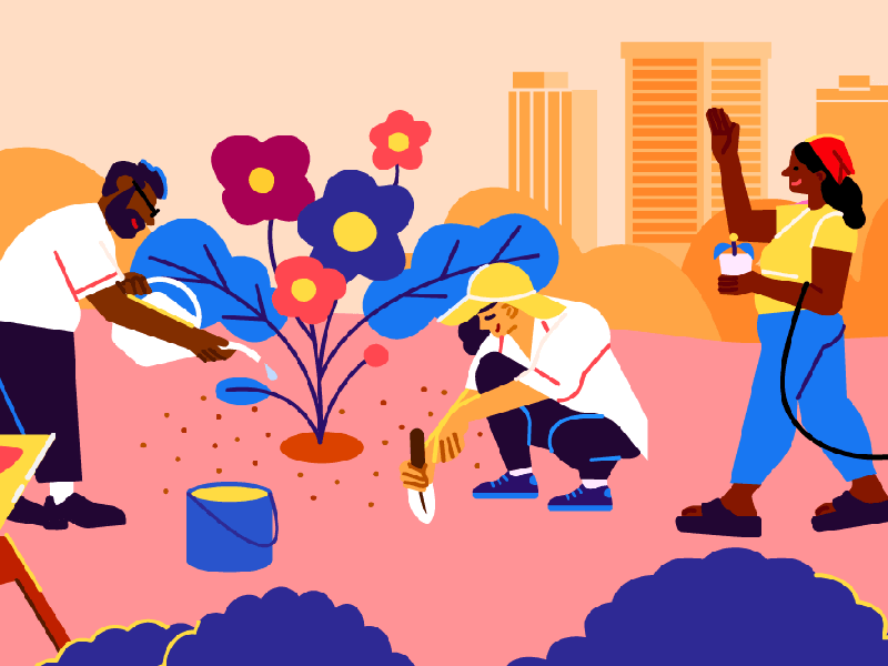 Weggeefhoek en verkoopgroep Duin- en Bollenstreek