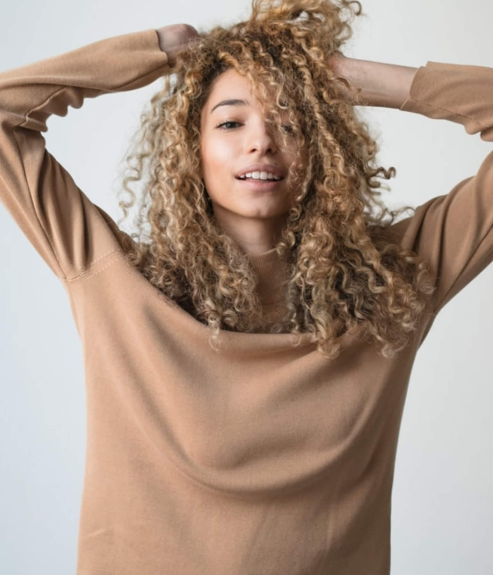 Woman looking at camera