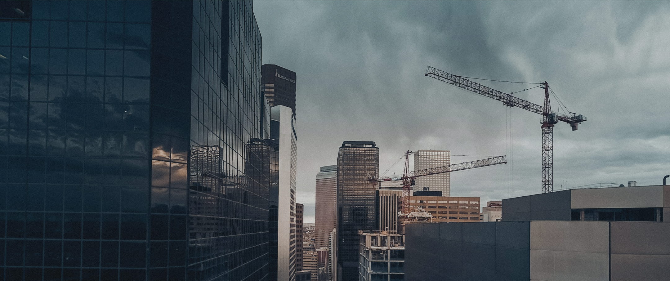 Infrastructure and commercial construction in Denver reflecting the city's rapidly expanding AEC market