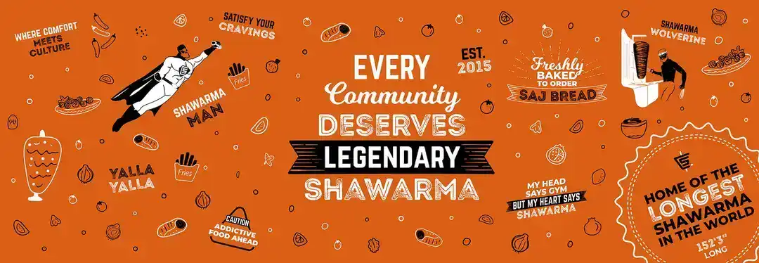 Shelby's Legendary Shawarma, featuring flavorful, freshly baked shawarma bread, offers a savory taste experience that celebrates community and culture since 2015.