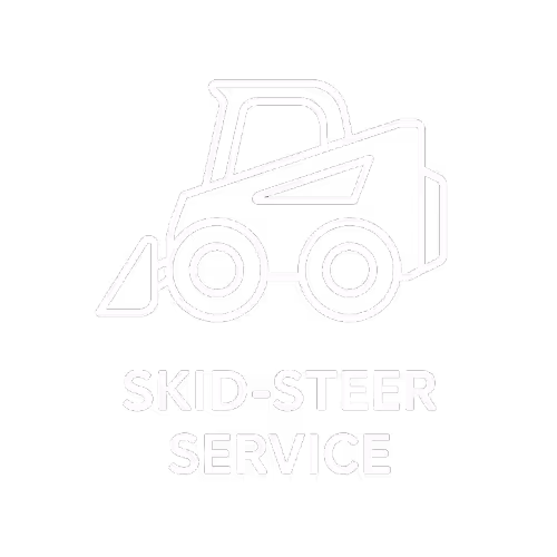 Icon showing skid steer services used for material moving, grading, and light excavation. Ideal for highlighting versatile site preparation and landscaping support for residential and commercial projects.