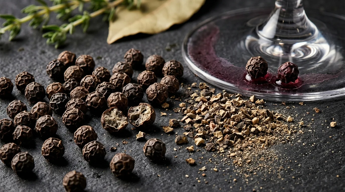 peppery syrah tasting note