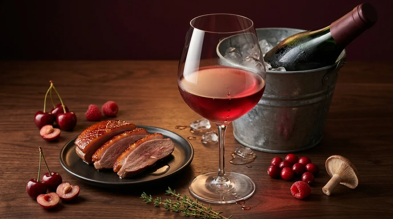 red wine peking duck