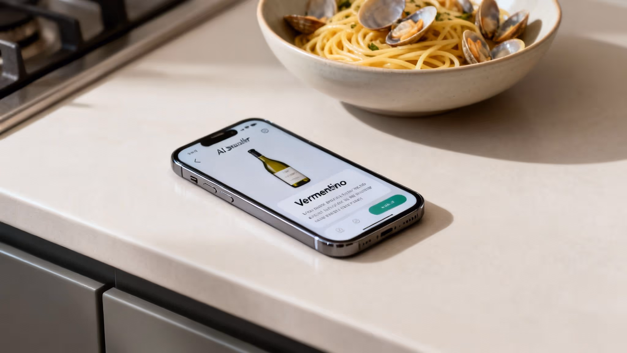 Several glasses of white and red wine lined up for a tasting.