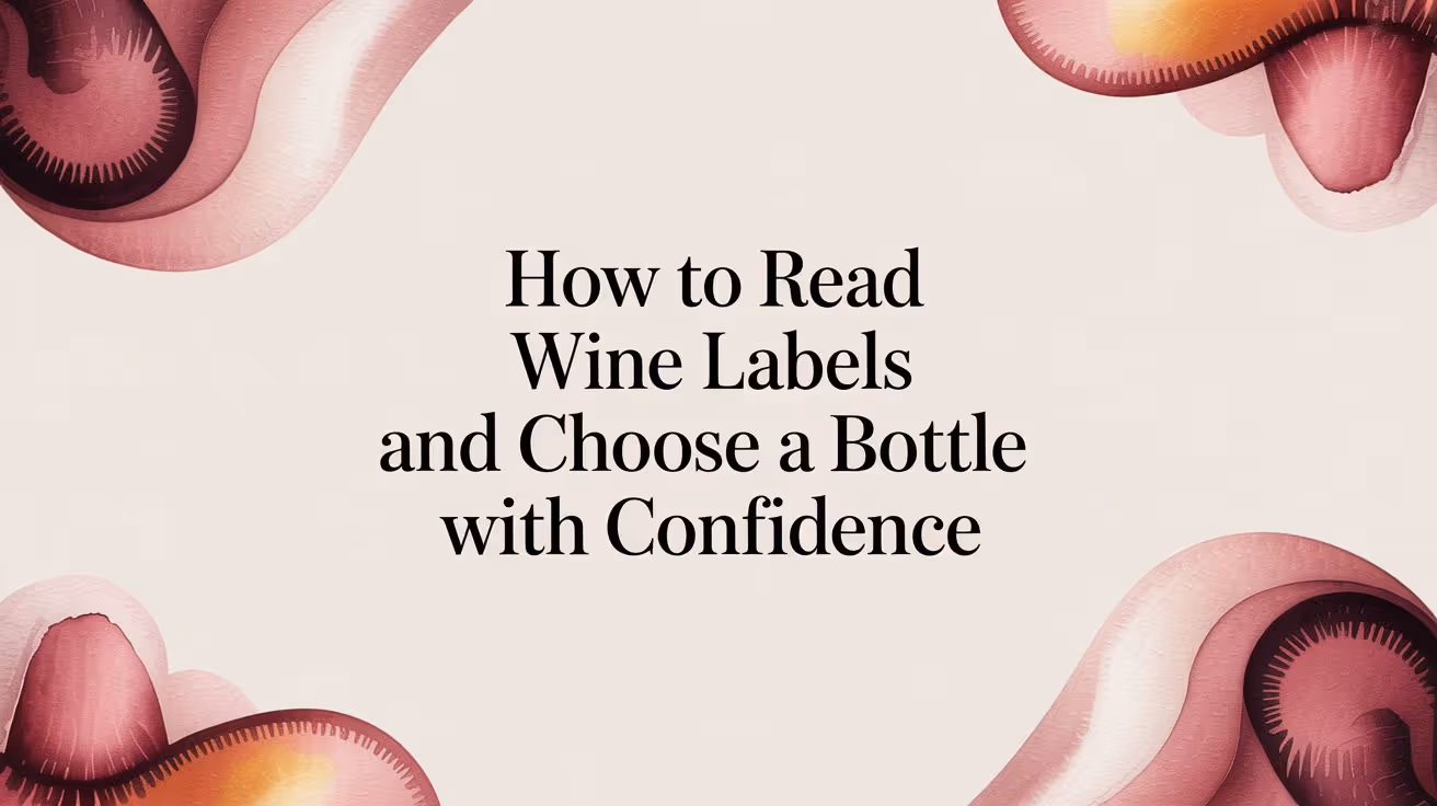 How to Read Wine Labels and Choose a Bottle with Confidence