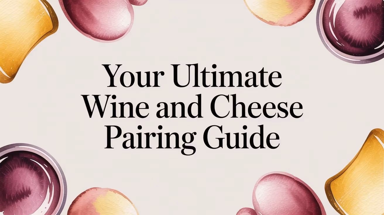 Your Ultimate Wine and Cheese Pairing Guide