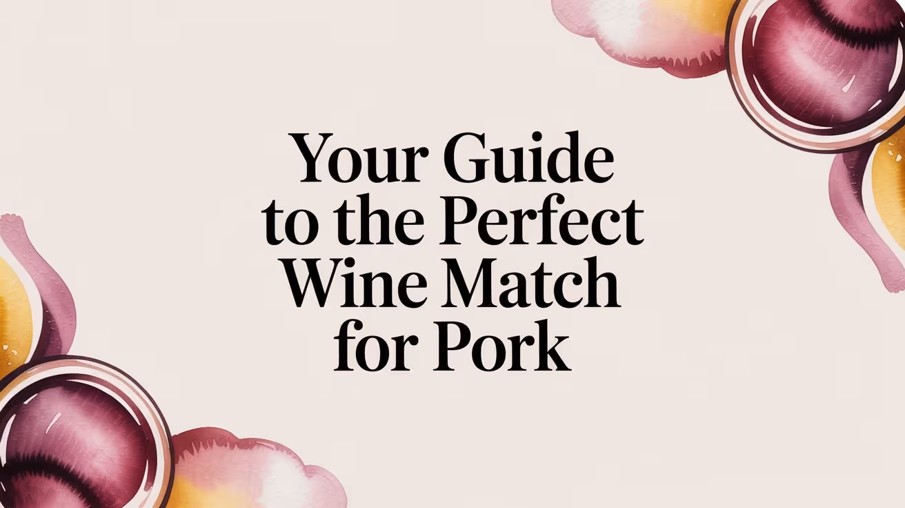 The Perfect Wine Match for Pork