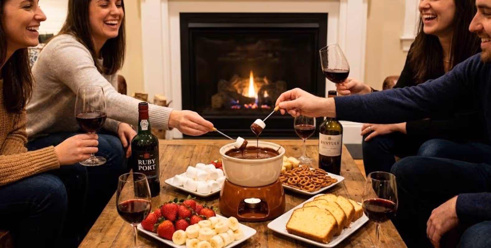 Best Wine for Chocolate Fondue Parties