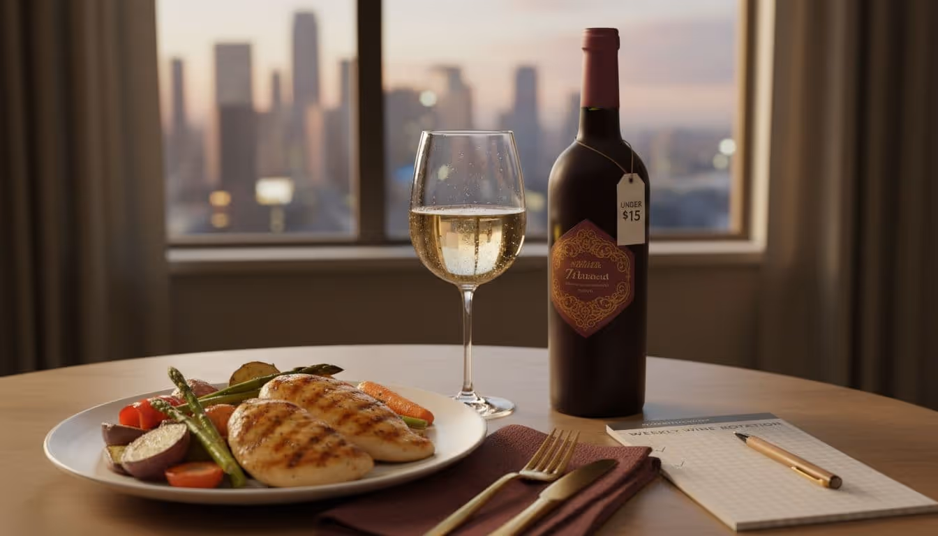 Weeknight dinner with a crisp white and a simple checklist