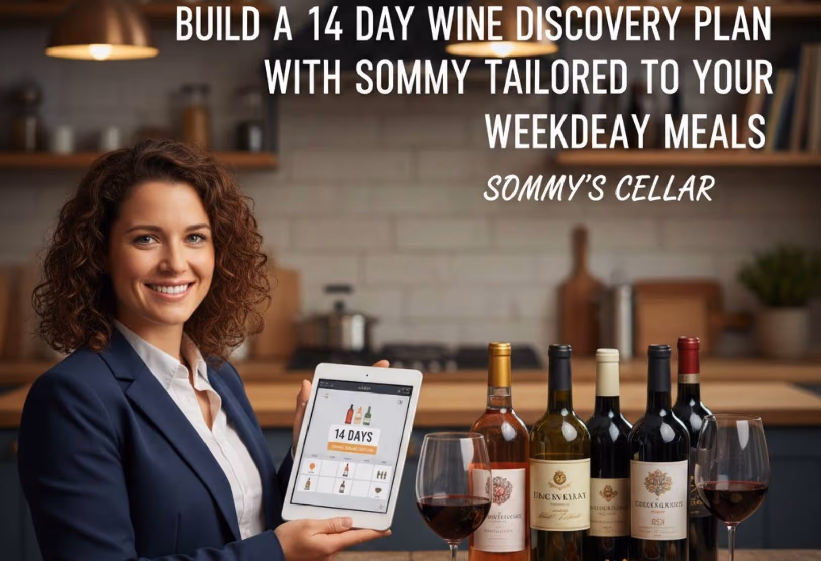 Build a 14 day wine discovery plan with Sommy tailored to your weeknight meals