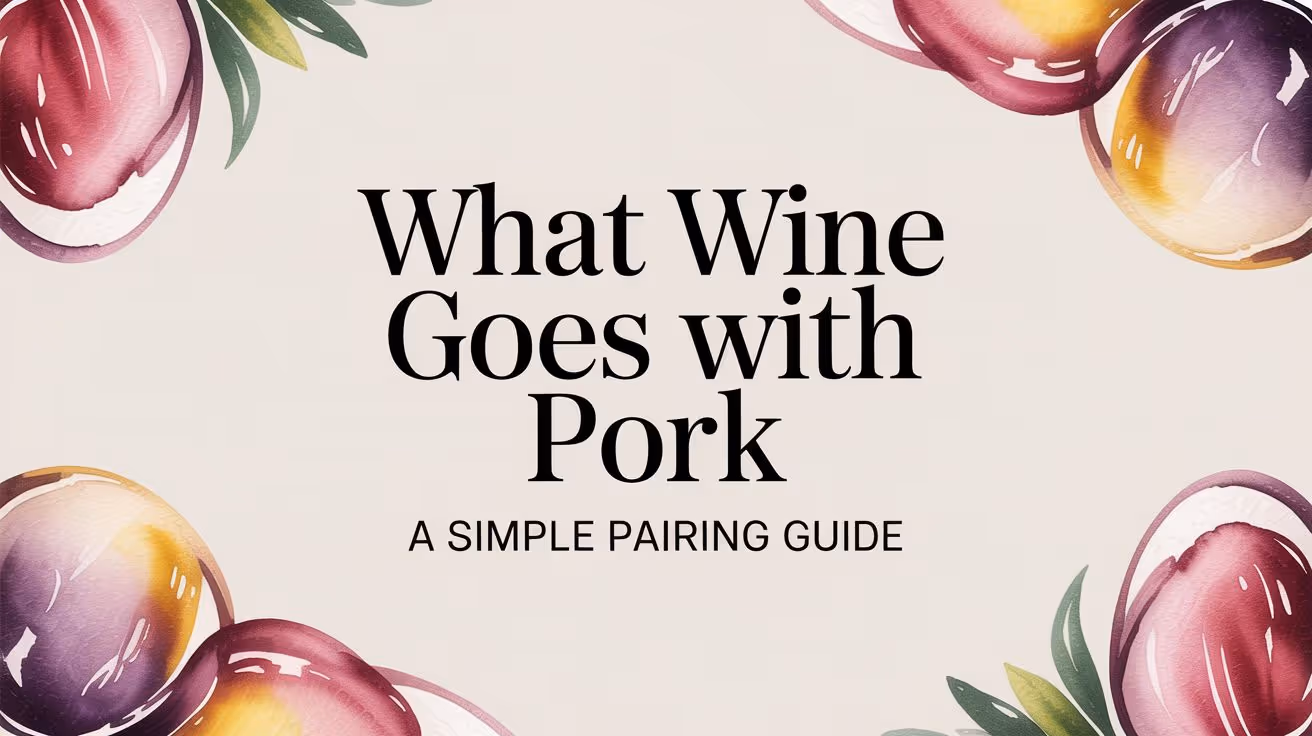 What Wine Goes With Pork: A Simple Guide
