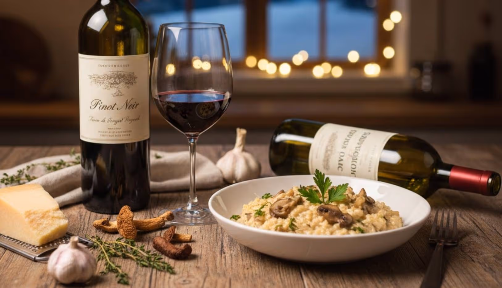 Best Wine for Mushroom Risotto Night, easy picks for earthy mushrooms, truffle oil, and parmesan