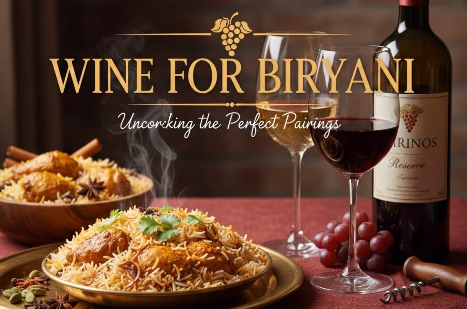 Best Wine for Biryani Night, easy picks for chicken, lamb, and veggie biryani (plus raita-friendly options)