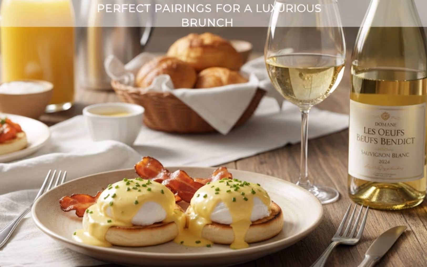 Best Wine for Eggs Benedict and Hollandaise