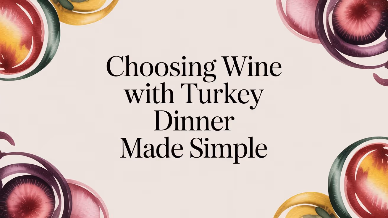 Wine with Turkey Dinner Made Simple
