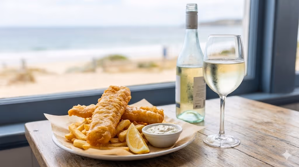 Best Wine for Fish and Chips That Stays Bright