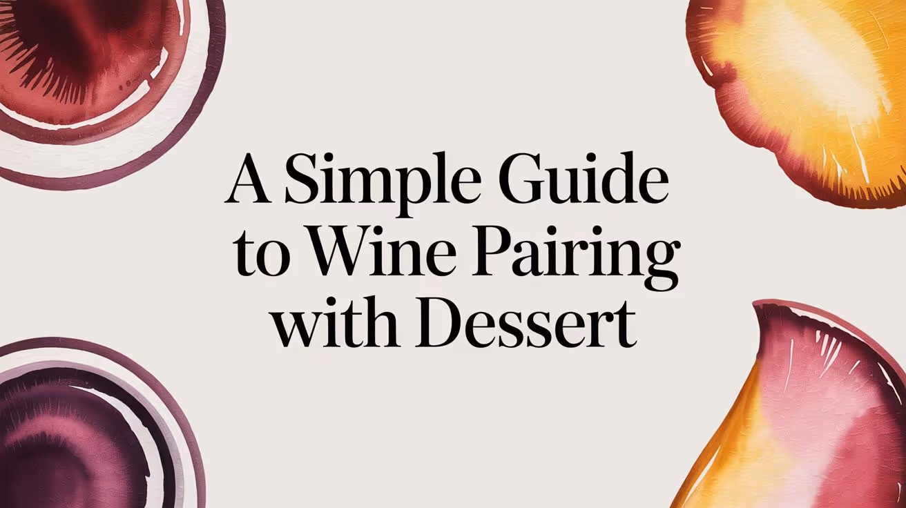 Wine Pairing with Dessert Made Easy