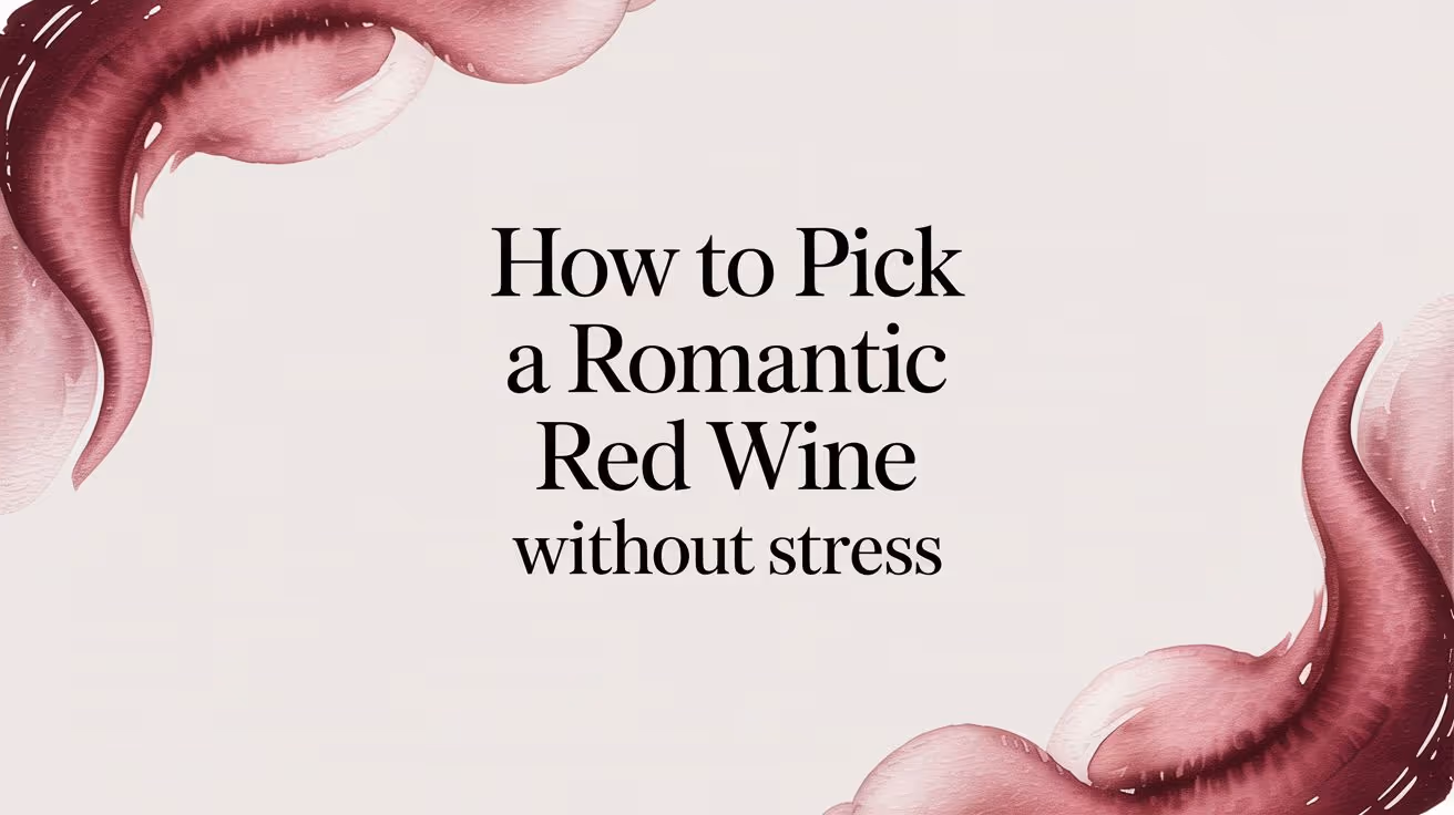 How to Pick a Romantic Red Wine Without Stress