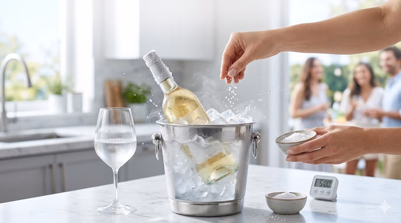 Chill Wine Fast Without Diluting the Flavor