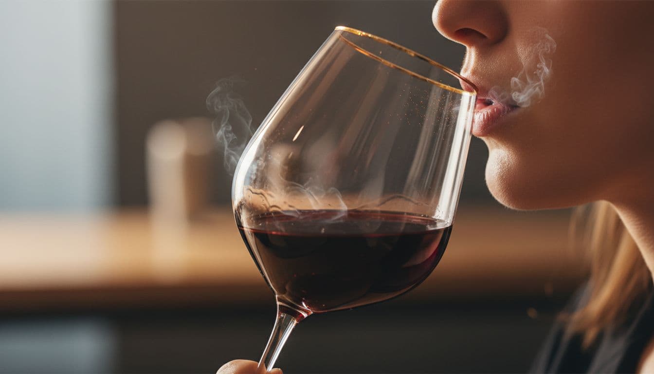 peppery red wine tasting notes and finish