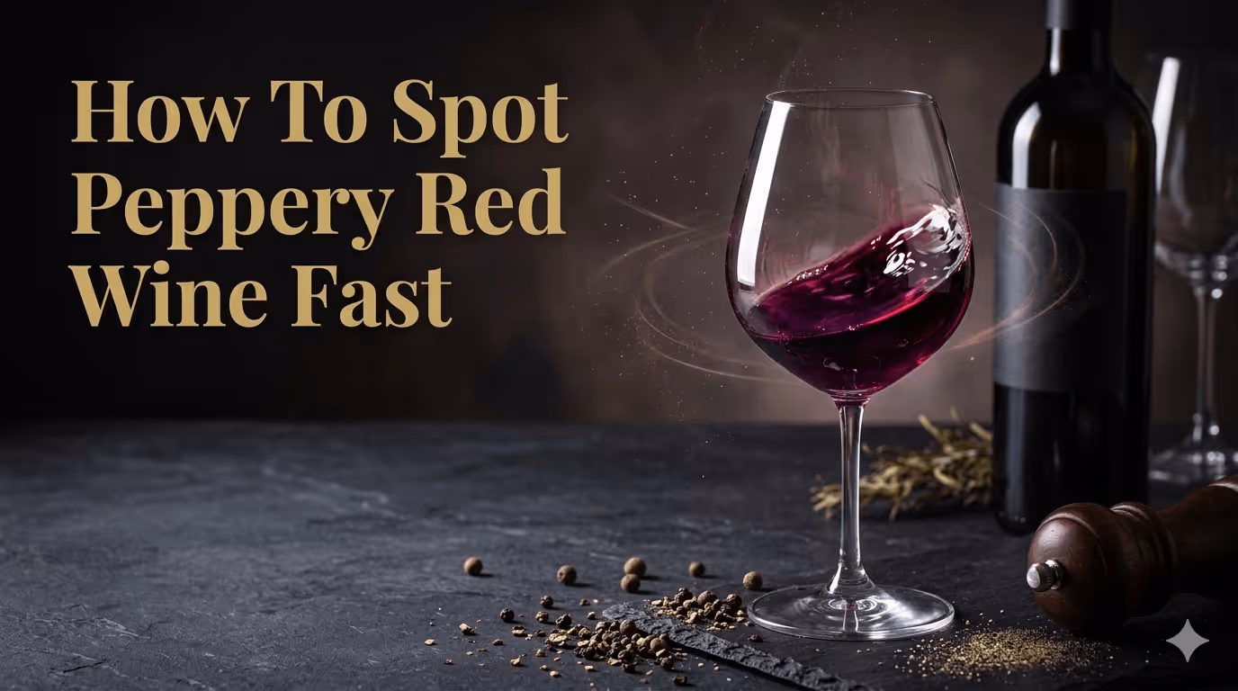 How To Spot Peppery Red Wine Fast