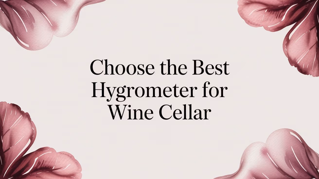 Choose the Best Hygrometer for Wine Cellar