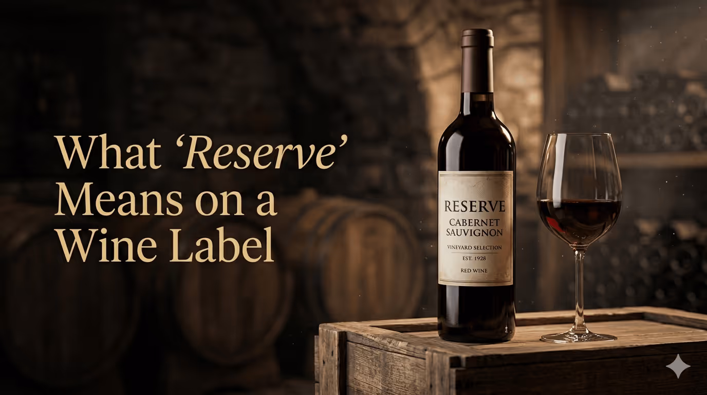 What Reserve Means on a Wine Label