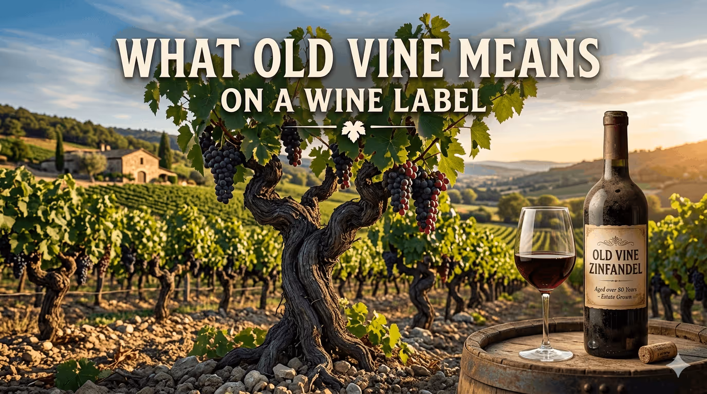 What Old Vine Means on a Wine Label