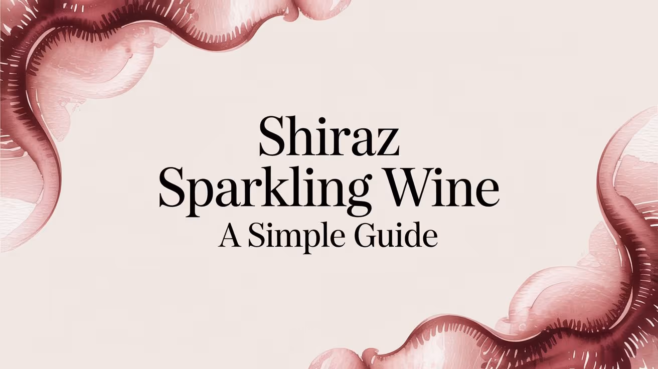 Shiraz Sparkling Wine A Simple Guide