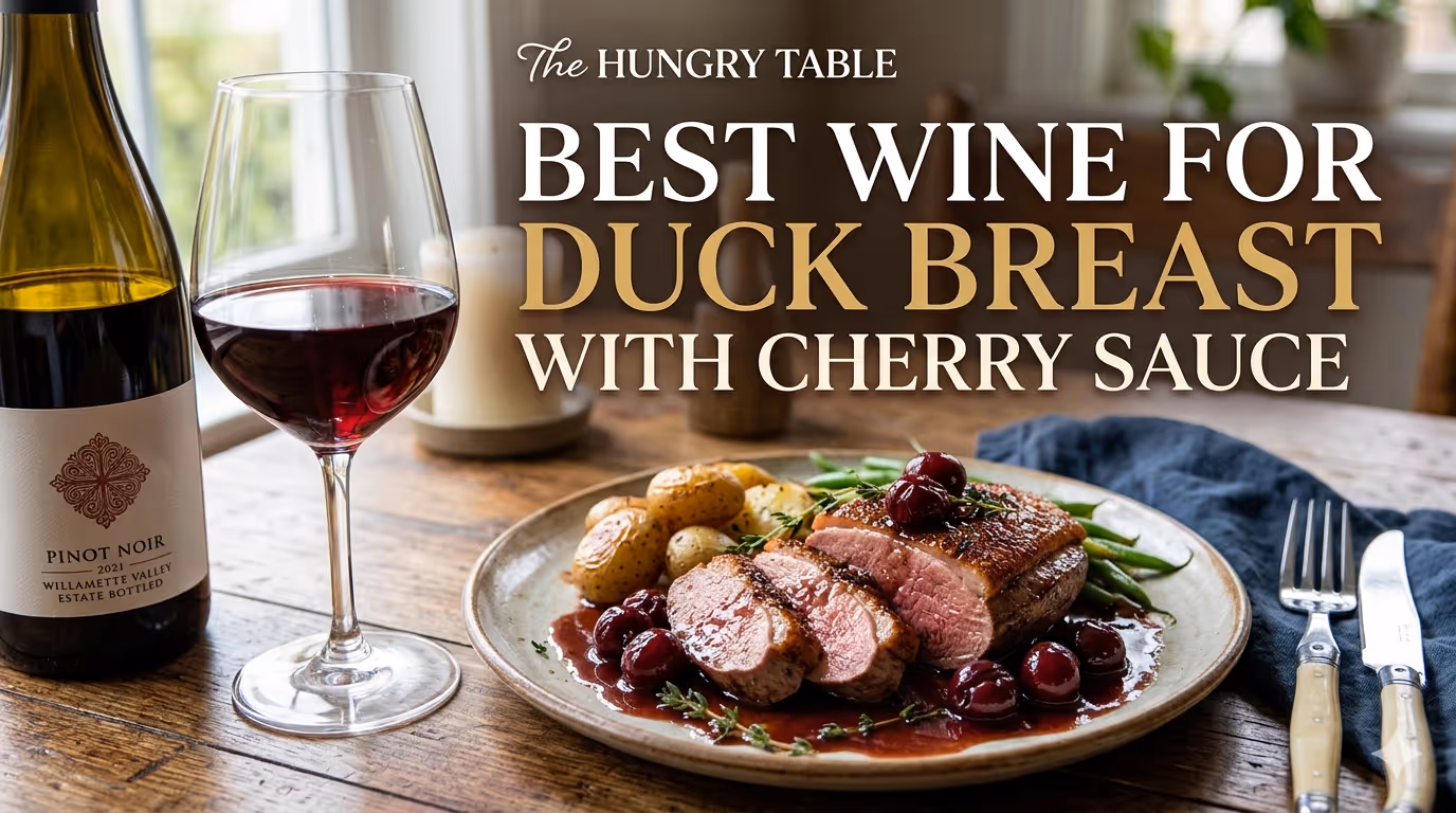 Best Wine for Duck Breast With Cherry Sauce