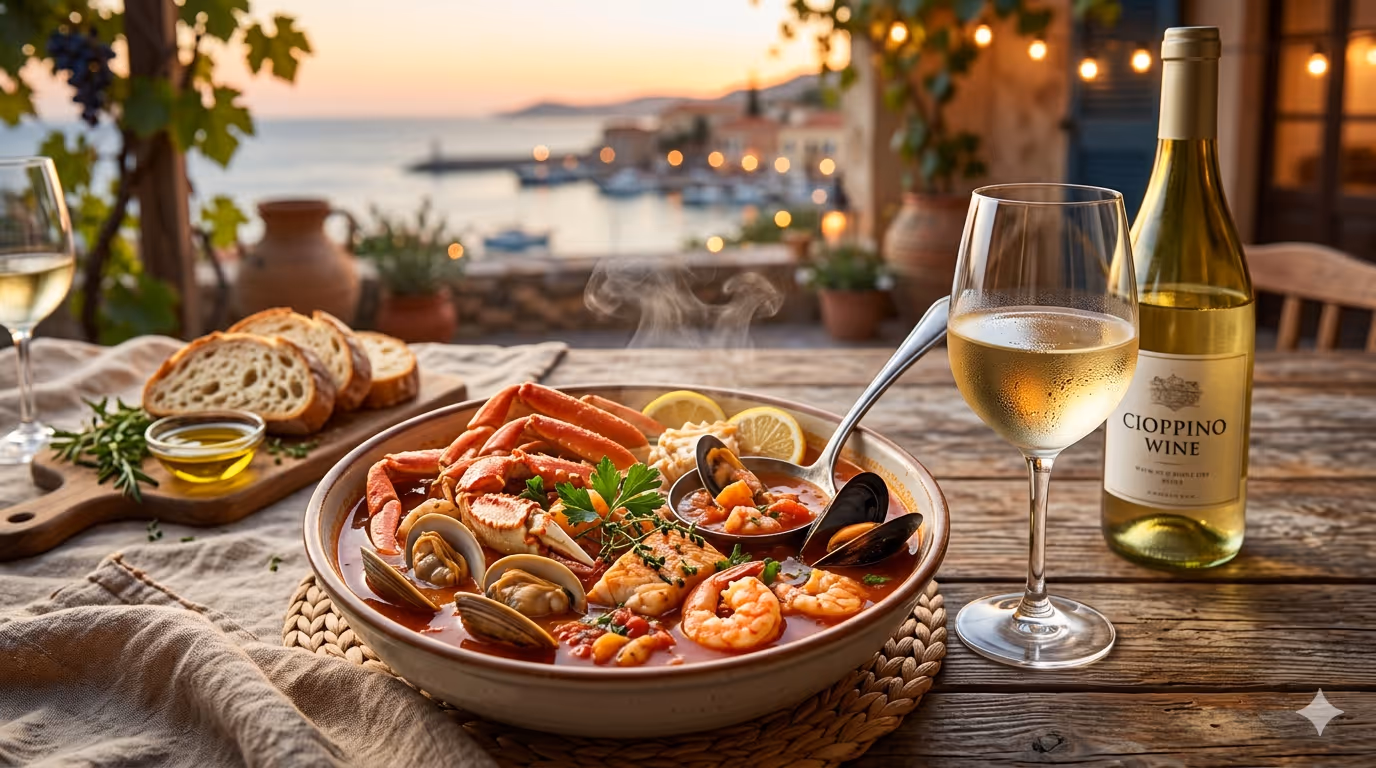 Best Wine for Cioppino