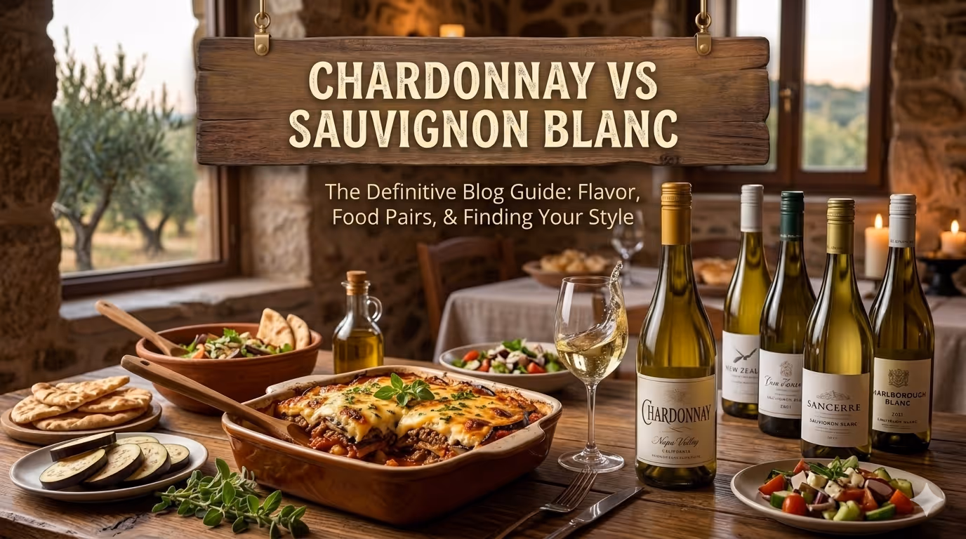 Chardonnay vs Sauvignon Blanc, Made Simple
